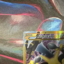 Pokemon Alakazam EX Secret Rare Card 125/124 Fates Collide Full Art Holo NM - Image 5
