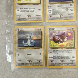 Old Pokemon Cards VINTAGE Collection Lot Of 9 Cards - Image 2