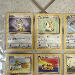 Old Pokemon Cards VINTAGE Collection Lot Of 9 Cards - Image 4