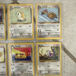Old Pokemon Cards VINTAGE Collection Lot Of 9 Cards - Image 5
