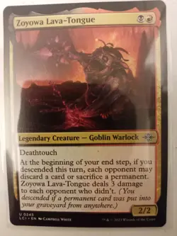 Zoyowa Lava Tongue Magic The Gathering Ixalan Goblin 245 MTG Warlock Fast - Image 1