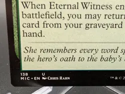 Eternal Witness Commander: Innistrad: Midnight Hunt Regular - Image 2