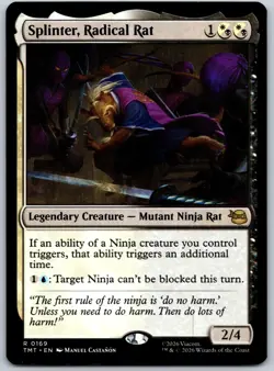 Splinter, Radical Rat R Teenage Mutant Ninja Turtles 169 NM - Image 1