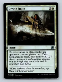 Magic the Gathering - MTG - AFR - Divine Smite - Foil - Uncommon - Image 1
