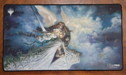 Baneslayer Angel Stitched MTG Play Mat SIGNED Greg Staples Ultra Pro Magic - Image 1