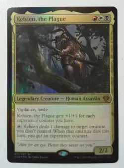 Kelsien, the Plague *FOIL Mythic Rare* Magic MtG x1 Commander 2020 - Image 1