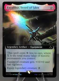 ✨MTG Foil Excalibur Sword of Eden Legendary Artifact Equipment Rare 0169 ACR - Image 1