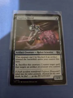 NM Fugitive Droid, MTG, TMNT, Magic the Gathering, 40 - Image 1