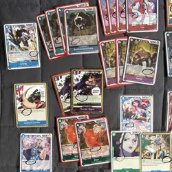 ONE PIECE PRE-ERRATA 64 CARD LOT OP01 ROMANCE DAWN Nico Robin UTA Jinbe - Image 3