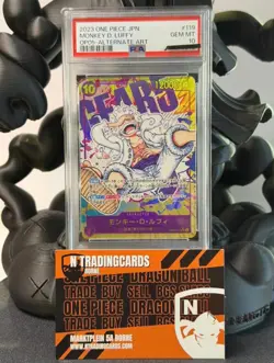 PSA 10 Monkey D Luffy OP05-119 Alternate Art One Piece Card Game OP05 Awakening - Image 1