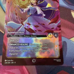 Disney Lorcana Fabled Belle Accomplished Mystic Enchanted 226/204 NM/M - Image 3