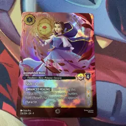 Disney Lorcana Fabled Belle Accomplished Mystic Enchanted 226/204 NM/M - Image 5