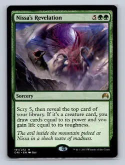 Magic the Gathering - MTG - ORI - Nissa's Revelation - Rare - Image 1