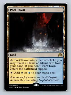 Magic the Gathering - MTG - SOI - Port Town - Rare - Image 1