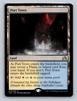 Magic the Gathering - MTG - SOI - Port Town - Rare - Image 3
