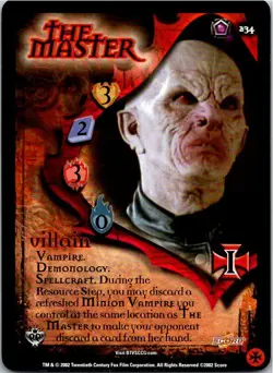 Buffy Class Of '99 CCG Card #234 The Master - Image 1