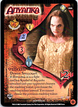 Buffy The Class Of '99 CCG Card #122 Anyanka - Image 1