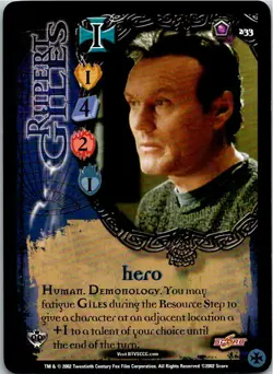 Buffy Class Of '99 CCG Card #233 Rupert Giles - Image 1