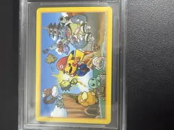 Pokemon Mario Pikachu Deck 2016 Playing Card 3 Of Spades BGS 10 Black Label - Image 3