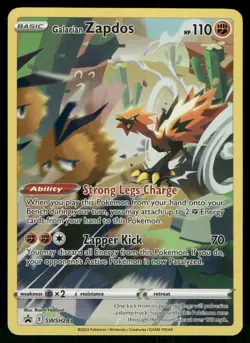 #SWSH283 Galarian Zapdos SWSH: Sword & Shield Promo Cards - Image 1