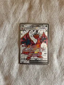 Pokemon Scarlet & Violet Promo Charizard EX Full Art Holo Card 56 - Image 1