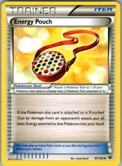 Energy Pouch XY - Fates Collide 97/124 LP-NM Pokemon card - Image 1
