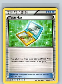 Town Map XY - BREAKthrough 150/162 MP-LP Pokemon Card - Image 1