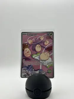 Pokemon Exeggcute TCG Holo Rare Card 192/191 Sv08: Surging Sparks Illustration - Image 1