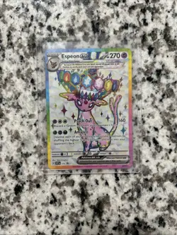 Pokemon TCG Espeon EX Prismatic Evolutions Card Promo 175 NM - Image 1