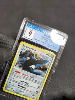 2008 Pokemon Stormfront Empoleon Holo 2 Diamond Pearl Card Graded CGC 9 like PSA - Image 1