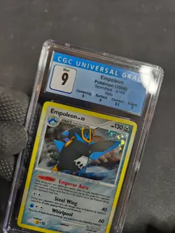 2008 Pokemon Stormfront Empoleon Holo 2 Diamond Pearl Card Graded CGC 9 like PSA - Image 2