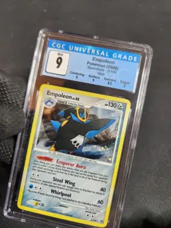 2008 Pokemon Stormfront Empoleon Holo 2 Diamond Pearl Card Graded CGC 9 like PSA - Image 3