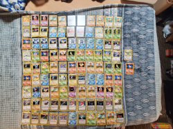 100 Cards Base Set Only Card Lot Common Uncommon WOTC Vintage LP MOstly - Image 1