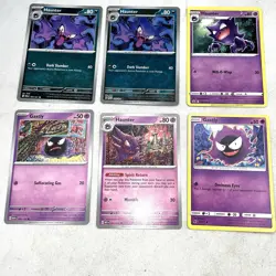 Pokemon TCG Gengar, Haunter, & Gastly Collection Lot Of 24 Cards - Image 3