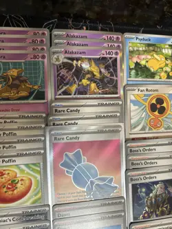 Play Pokemon TCG Alakazam “Powerful Hand” 60 Card Custom Deck - Rotation Ready - Image 1