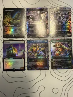 tmnt mtg Lot of 6 All FOIL - Image 1