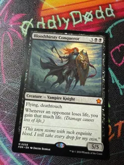 Bloodthirsty Conqueror #58 Foundations FDN Magic The Gathering MTG - Image 1