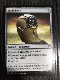 Skullclamp Commander 2020 MTG Magic the Gathering - Image 1