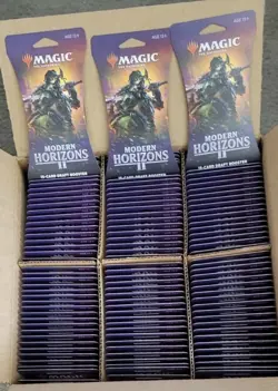 100 x Mtg Modern Horizons 2 Booster Blister Draft Magic ENGLISH - Image 2