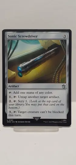 SONIC SCREWDRIVER - DOCTOR WHO (WHO) MAGIC THE GATHERING MTG - Image 1