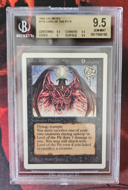 Unlimited - Lord of the Pit - MTG - Gem Mint - BGS 9.5 B - Image 1