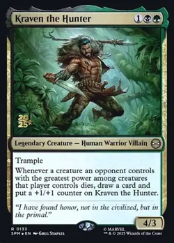 Kraven the Hunter - Foil Prerelease Promo SPM NM MTG - Image 1