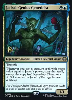 Jackal, Genius Geneticist - Foil Prerelease Promo SPM NM MTG - Image 1