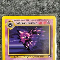 Vintage Pokemon Gym Heroes Sabrina's Haunter 58/132 Uncommon NM - Image 3