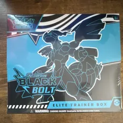 Pokemon Scarlet & Violet Black Bolt Elite Trainer Box Zekrom Thundurus 2024 - Image 1