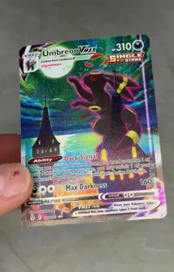 Pokemon TCG Umbreon VMAX Evolving Skies 215/203 Moonbreon - PACK PULLED - - Image 2