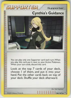 Pokemon Cynthia's Guidance 136 Supreme Victors Uncommon NM - Image 1
