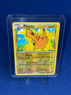 Pikachu 42/146 XY Base Set Reverse Holo Pokemon Card 2014 NM - Image 1