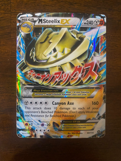 Pokemon TCG M Steelix EX 68/114 Steam Siege Moderately Played MP - Image 1