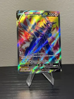 Pokemon Origin Forme Dialga V 220 HP Holo Promo SWSH255 Sword & Shield Card - Image 1